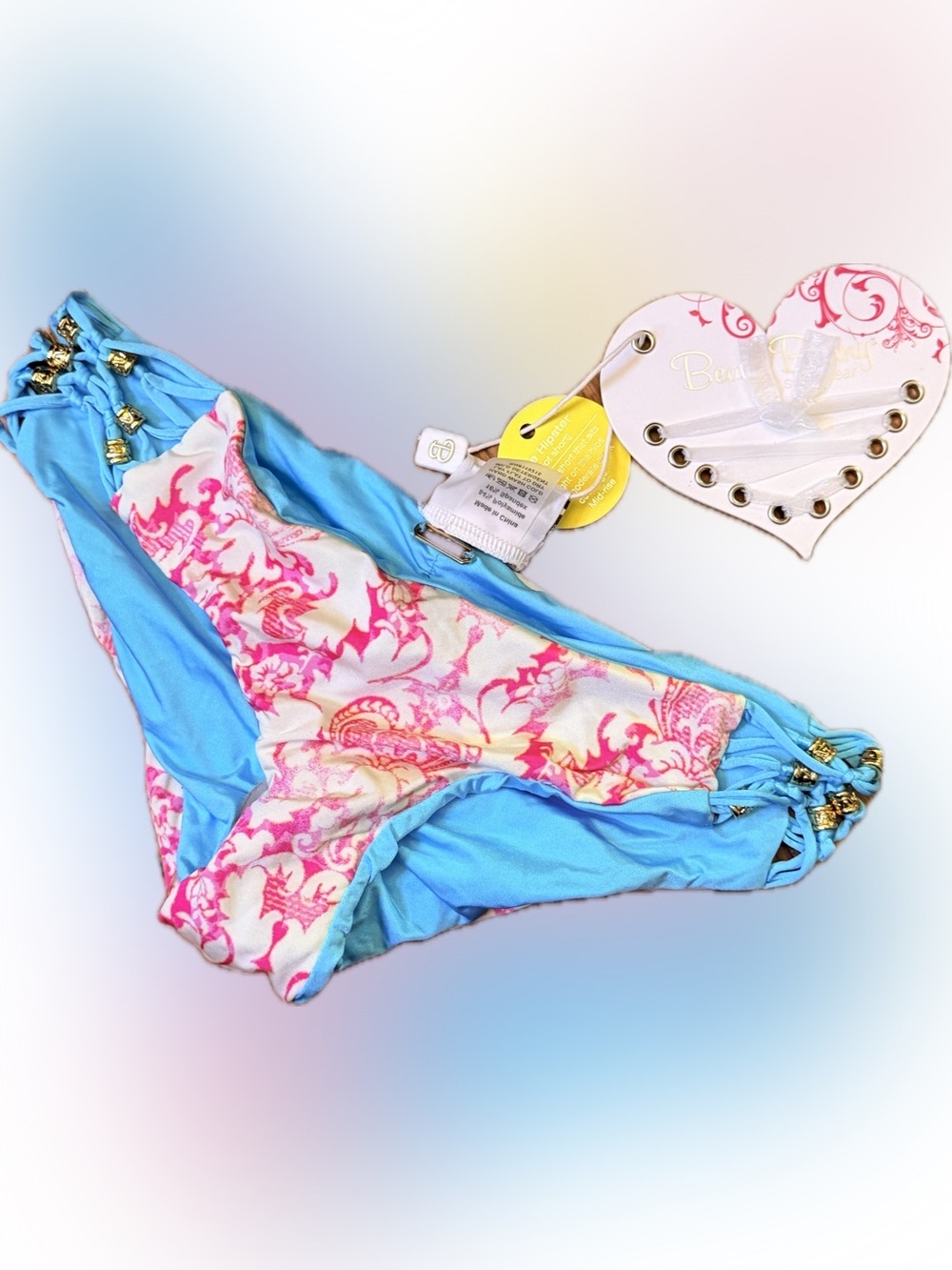 Beach Bunny Reversible Bikini Bottom nwt